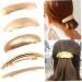 Buy Retro Gold Metal Snap Clips for Women - Large French Barrettes & Hair Accessories - Buy Online on SooperMarket.com