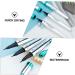 KALLORY Liner Supply Long-lasting Quick-drying Cosmetic Girls Waterproof Eyeliner Eye Women for Pencil - Buy Online on SooperMarket.com