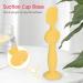 Flexible Silicone Diaper Cream Spatula - Baby Butt Paste Applicator with Suction Cup | Essential Tool for Newborns & Infants (Yellow) - Buy Online on SooperMarket.com