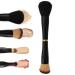 4 in 1 Makeup Brush Stackable Dual Ended Makeup Brush Mini Travel Makeup Brushes Set with Powder/Blush Brush Brush Blending Brush and Eyeshadow Brush Dual Ended Makeup Brush Stackable