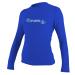 O'Neill Women's Basic Skins Upf 50+ Long Sleeve Sun Shirt Medium Tahitian Blue