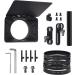 Foto4easy Mini Matte Box: Lightweight 15mm Rod Support for DSLR Mirrorless Cameras - Compatible with 67mm/72mm/77mm/82mm Lenses - Supports 4x4/4x5.65 Filters - Black Standard Edition - Buy Online on SooperMarket.com