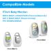 UL Listed Power Cord for VTech DM221-2 DM223 DM251 Baby Monitor Charger - DC 6.0V 6.6ft White - Compatible with DM111 DM112 DM222 DM271 - Parent & Baby Units - Buy Online on SooperMarket.com