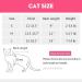 Cat Recovery Suit for Abdominal Wounds and Skin Diseases - Vet Recommended E-Collar Alternative - Medium Pink - Buy Online on SooperMarket.com