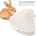 GANAZONO Rabbit Triangle Toilet Pet Litter Basin Pet Cage Guinea Pig Enclosure Pet Potty Abs White 25.00X19.00X10.00CM White - Buy Online on SooperMarket.com