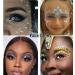 Go Ho 423 Self Adhesive Face Gems Rhinestones for Festival Rave - 3 Sheets + Tweezers - Buy Online on SooperMarket.com