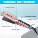 Bcway Professional Hair Straightener - Extra-Large Titanium Flat Iron - 30s Instant Heating - 5 Adjustable Temp - Anti-Static - Rose Gold - Buy Online on SooperMarket.com