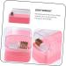 Beavorty 4pcs nail polish head box nail bits nail art supplies cleaning stuff nail tech organizers and storage drill bit holder for nails nail drill bits container nail grinding tool case - Buy Online on SooperMarket.com