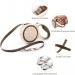 Hycyyfc 3/5m Extendable Dog Leash - Comfortable Roller Leash for Small & Large Dogs Adjustable Training Line for Puppies & Cats in Brown - Buy Online on SooperMarket.com