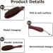 Clothes Brush Lint Remover | Premium Lint Brushes with Wood Handle - Ideal for Coats Shoes & Furniture Cleaning - Buy Online on SooperMarket.com