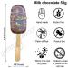 Ice Cream Hot Chocolate Stirrers Spoons Sticks set with Marshmallow Handmade Individually wrapped (3) - Buy Online on SooperMarket.com
