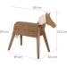 Roba Wooden Garden Horse - Vaulting Horse with Mane & Tail for Gymnastics & Riding - Solid Teak Construction - Buy Online on SooperMarket.com