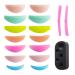 Libeauty Lash Lift Tool 7 Pairs of Lash Lift Shields Including Bottom Lash Lift 1 Pair of Lash Lift Ribbon 1 Palette Convenient and Efficient As a Good Assistant for Lash & Brow Lift or Color