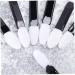 NOLITOY 200 Pcs Sponges Eyeshadow Makeup Eye Shadow Applicator Set Oval Women's Cosmetic Mx2pcs Whitex2pcs - Buy Online on SooperMarket.com