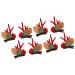Reindeer Antler Hair Pins Lightweight Christmas Hair Clips 4 Pairs Fashion for Christmas Party