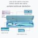 UV-C Portable Intelligent Ultraviolet Toothbrush Disinfection Box Toothbrush Holder USB Charging Type-C Interface Safe and Fast Disinfection Universal Toothbrush (A) - Buy Online on SooperMarket.com