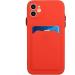 Buy Tivenfezk Nadoli Ultra Thin Silicone Case for iPhone 15 Plus - Shockproof Scratch-Resistant Red TPU Wallet Cover with Card Holder - Buy Online on SooperMarket.com