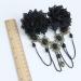 Prosy Halloween Tassel Black Flower Gothic Bead Headwear Top Masquerade Headdress Cosplay Hair Clip Hair Accessories for Women and Girls - Buy Online on SooperMarket.com