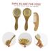 PLAFOPE 1 Set Baby Hair Brush and Hair Dryer Set with Scalp Massage and Wood Comb - Newborn and Baby Hair Care Essentials - Buy Online on SooperMarket.com