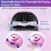 iBigLY 248W UV LED Nail Lamp | Fast Gel Nail Dryer with 60 Lamp Beads | 4 Timers Auto Sensor | Home/Salon Nail Art UV Light Tools - Pink - Buy Online on SooperMarket.com