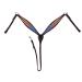 Tahoe Tack Patriotic American Flag Drum Dyed Leather Western Breast Collar(Full Horse Size)