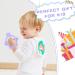 Vicloon Baby Bite Rings 2 Pack Silicone Teething Toys BPA-Free Dental Aid Soft Lion Design for 3+ Months Violet Color - Buy Online on SooperMarket.com