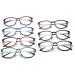 Koosufa Classic Retro Round Panto Glasses - Unisex Vintage Prescription-Free Frames with Case - Brown Nerd Glasses - Buy Online on SooperMarket.com