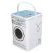 Septpenta Laundry Detergent Powder Container Dispenser Large Capacity See Through Window Cartoon Design for Laundry Detergent Bucket Rice Bucket Organizing Dog and Cat Food Supplies