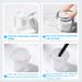 Vacuum Bottle Cream Jar with Cosmetic Spatula | TSA Approved Travel Bottles (2 Pieces) - Buy Online on SooperMarket.com