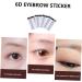 4pcs Eyebrow Stickers Waterproof Makeup Peel off Brow 6d Hair-like Eyebrows Stickers Transport Tool 21x15cm Brown - Buy Online on SooperMarket.com