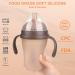 Silicone Nipple Breastfeeding Baby Bottle - Anti Colic 8oz Slow Flow Bottle for Newborns - Soft Silicone, BPA Free - Buy Online on SooperMarket.com