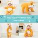COOKY.D Unisex Winter Hooded Romper Jumpsuit | Dog Design | 6-12 Months - Buy Online on SooperMarket.com