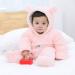 Puseky Newborn Baby Cartoon Bear Snowsuit Winter Coat | Fleece Hooded Footed Romper Jumpsuit | Unisex Baby Winter Clothes Bodysuit Pink (3-6 Months) - Buy Online on SooperMarket.com