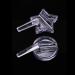 Brrnoo Nail Art Templates 2 Pcs Metal Frame Bending Nail Art Equipment Professional Embossed Mold Nail Tools for Household and Nail Salon