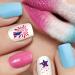 minkissy American Flag Nail Art Stickers - 8 Sheets 4th of July Independence Day Nail Art Decals National Day Manicure Decals for Memorial Day Women Girls - Buy Online on SooperMarket.com
