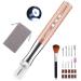 Professional Manicure Pedicure Nail Drill Kit Cordless Electric Nail File with 10 Drill Bits 10 Sanding Bands LED Light 3 Speeds Hand Foot Nail Care Tools for Nail Grind Trim Polish