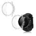 kwmobile 2-Pack Fitness Tracker Frame Compatible with Suunto 9/9 Baro/Spartan Sport Wrist HR - Case Sport Tracker TPU Silicone Cover - Transparent