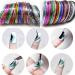 10 Rolls Mixed Colorful Nail Art Striping Tape Lines Width 2mm-Striping Tape for Nail Art-Nail Striping Tape Foil-Nail Striping Tape Thick-Nail Striping Tape with Dispenser-Self-Adhesive DIY Nail Art Tape - Buy Online on SooperMarket.com