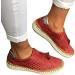 Buy Rytejfes Mulat Ultraplex Sneakers | Women's Indoor Sports Shoes - Green White Red - Slip-On Comfort & Style - Buy Online on SooperMarket.com