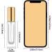 Perfume Atomizer for Men & Women. Refillable Glass Spray Bottle. Portable Fragrance Bottle for Travel Party 30ML/Gold  - Buy Online on SooperMarket.com