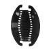Set of 3 Black 6.5 Inch Interlocking Banana Hair Clips - Stylish Hair Accessories - Buy Online on SooperMarket.com