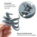 5PCS Large Octopus Hair Claw Clips - Non-slip Strong Hold Matte Clips for Thick Hair - Set of 5 in Black, Gray, Blue, Pink, Brown - 3 Inch Spider Claw Clips for Women and Girls - Buy Online on SooperMarket.com