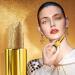 Shimmery Metallic Glitter Lipstick - Gold Bar Design | Long Lasting & Waterproof Lip Makeup 3.5g - Buy Online on SooperMarket.com