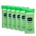 Vaseline Non Greasy Intensive Care Body Lotion Aloe Soothe 6 Travel Packs x 3.4 Fl.Oz / 100 ML (Flight Friendly Size)