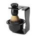 Premium 3-in-1 Shaving Brush and Bowl Set for Men | Badger Hair Brush Shaving Bowl & Holder | Perfect Shaving Kit in Black - Buy Online on SooperMarket.com