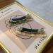 Tortoise Shell Cellulose Acetate Hair Barrettes - French Design 3 Pack - Buy Online on SooperMarket.com