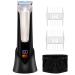 Body Hair Trimmer for Men Groomer: Mens Electric Pubic Groin Hair Shaver - Man Waterproof Ball Trimmers with LED Light - Male Grooming Kit Black