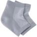 NatraCure Vented Moisturizing Gel Heel Sleeves - Skin Softening Treatment Socks for Cracked Heels & Dry Feet - Gray, Large - Buy Online on SooperMarket.com