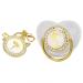 Light Silicone Pacifier Set - BPA-Free 0-6m Safe & Flexible Design (4 Pieces) - Buy Online on SooperMarket.com