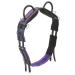 Lunging girth Double Shetty navy/passion pink
